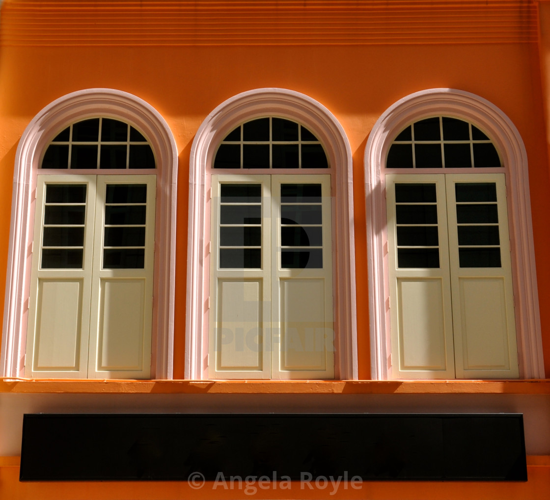 "Traditional peranakan shophouse" stock image