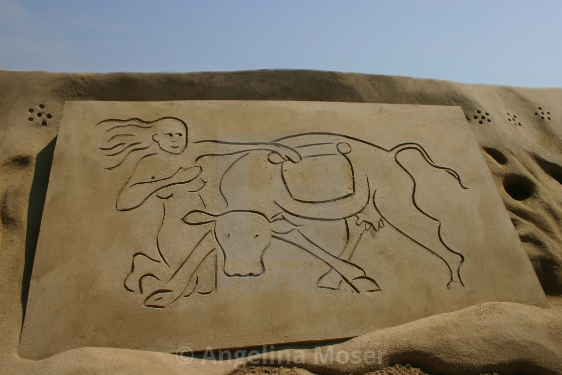 "Sand Sculpture" stock image