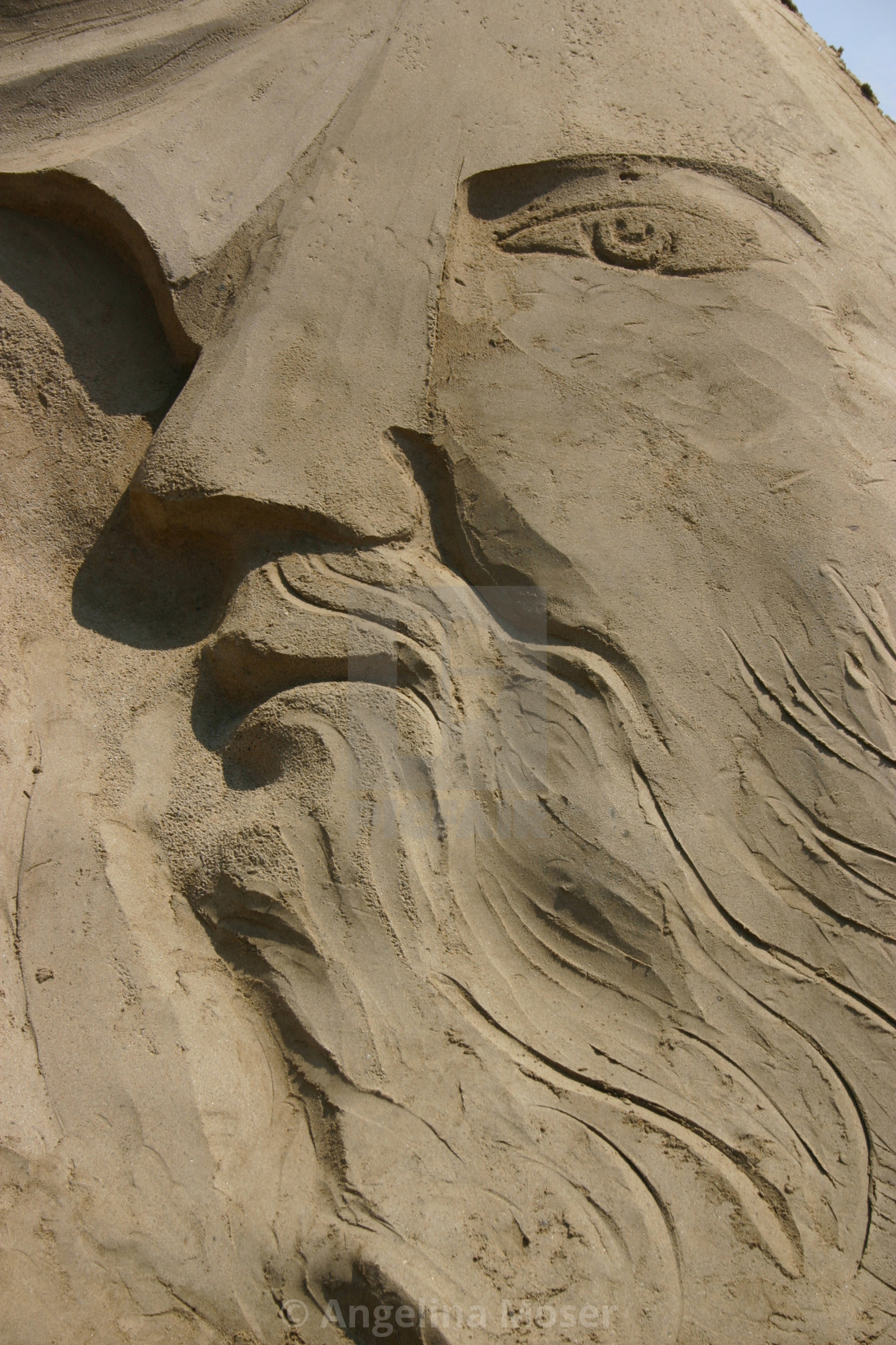 "Sand Sculpture" stock image