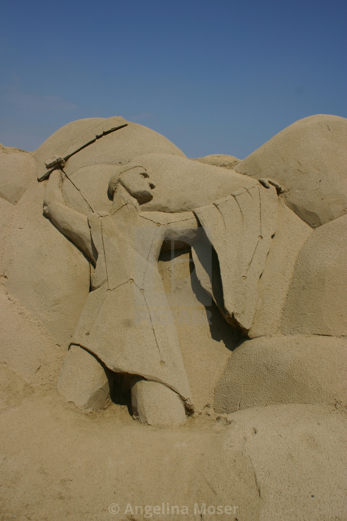 "Sand Sculpture" stock image