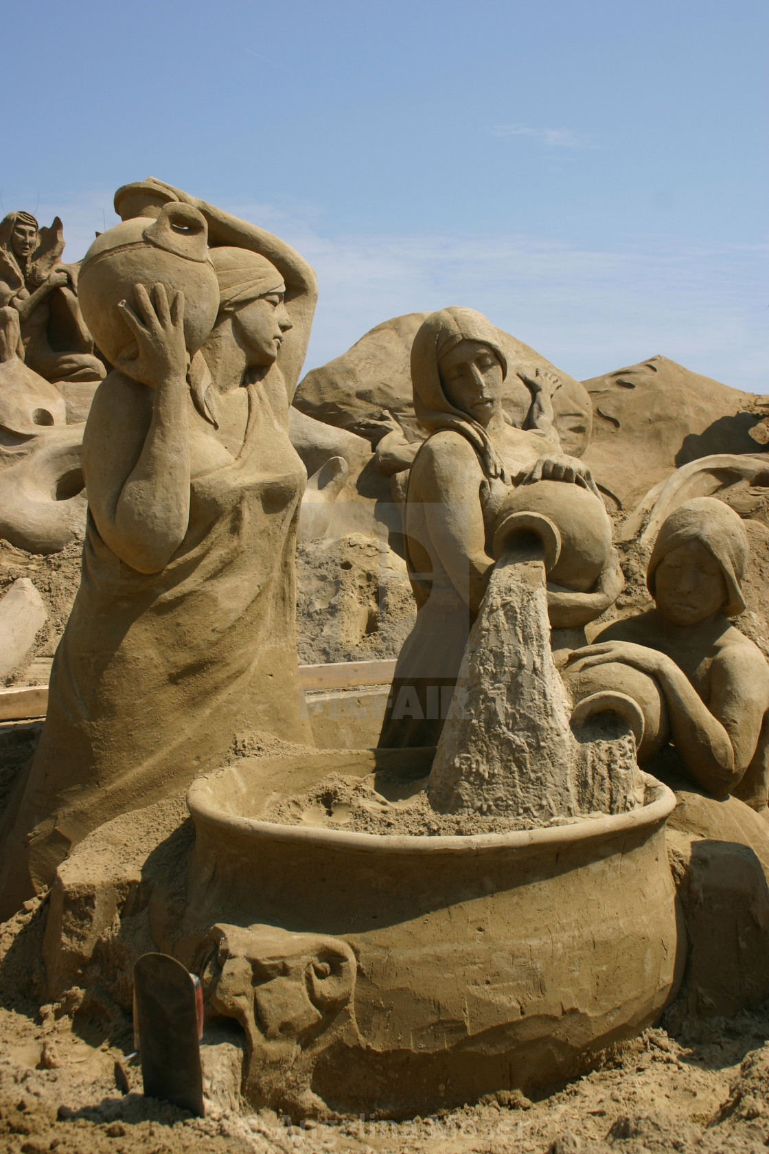 "Sand Sculpture" stock image