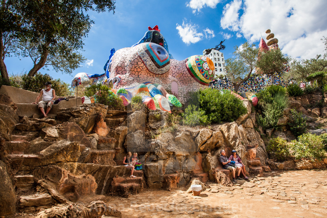 "The Tarot Garden" stock image