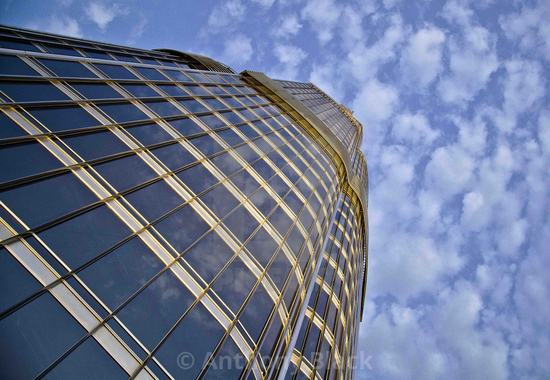 "Looking up" stock image