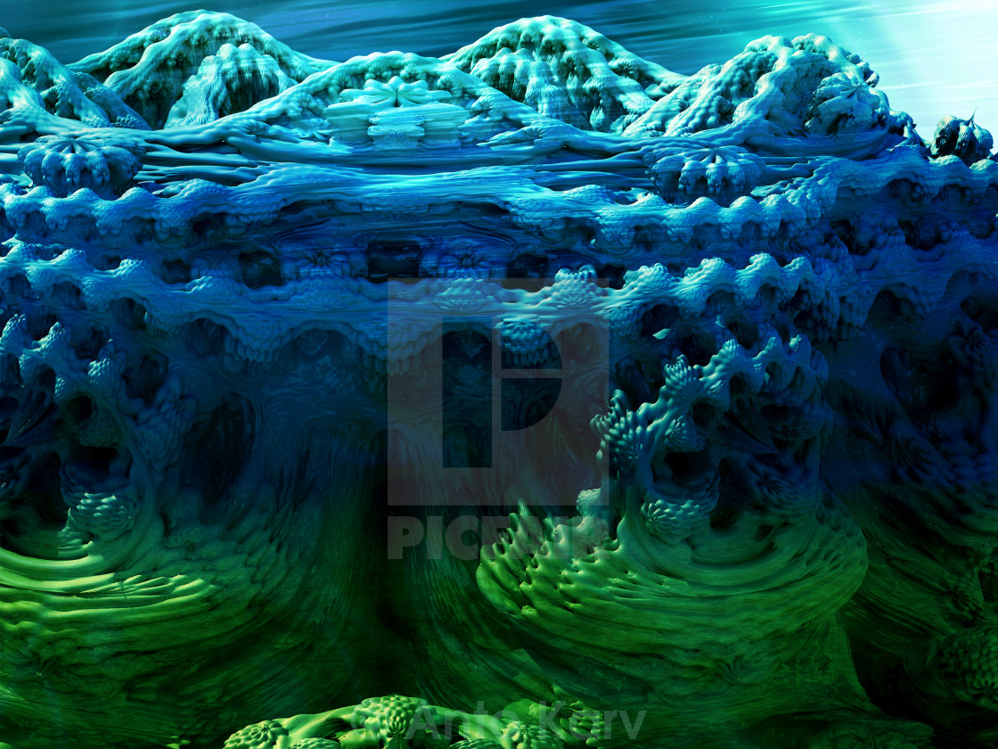 "Underwater Scene" stock image