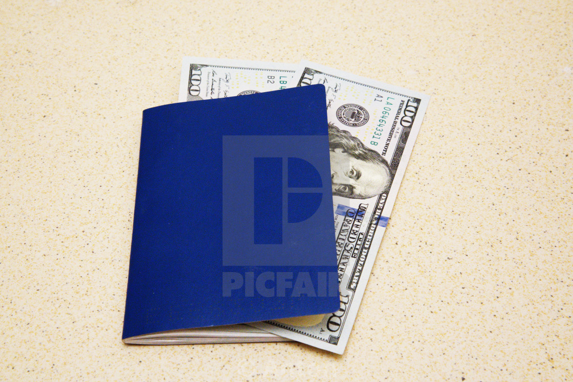 Two Hundred Dollars In The Blue Passport License Download Or Print For 1 24 Photos Picfair