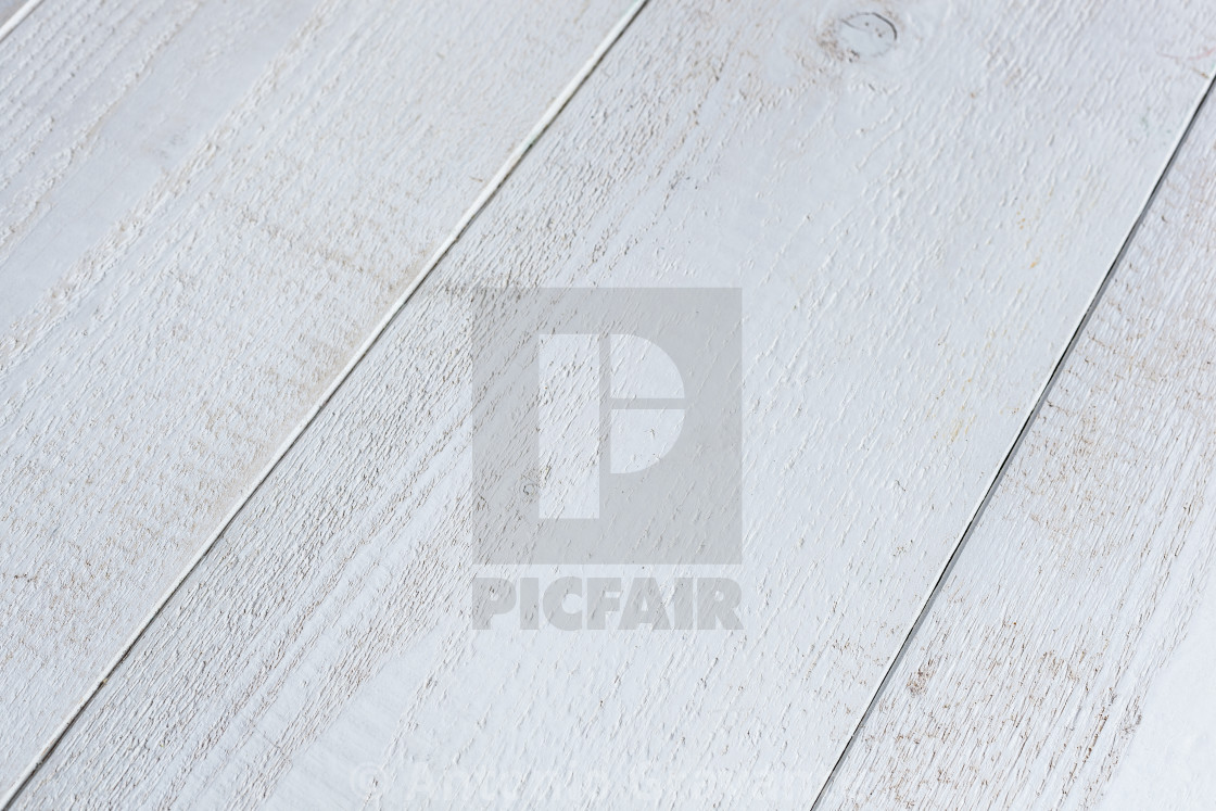 "Old white wood planks in perspective." by Antonio Gravante - $10.72 "Old white wood planks in perspective." stock image