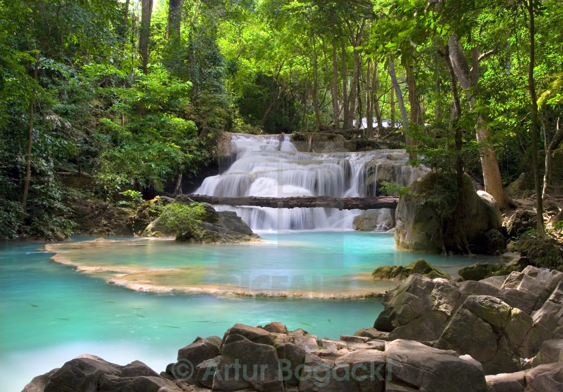 Waterfall In The Tropical Jungle License Download Or Print For 18 60 Photos Picfair