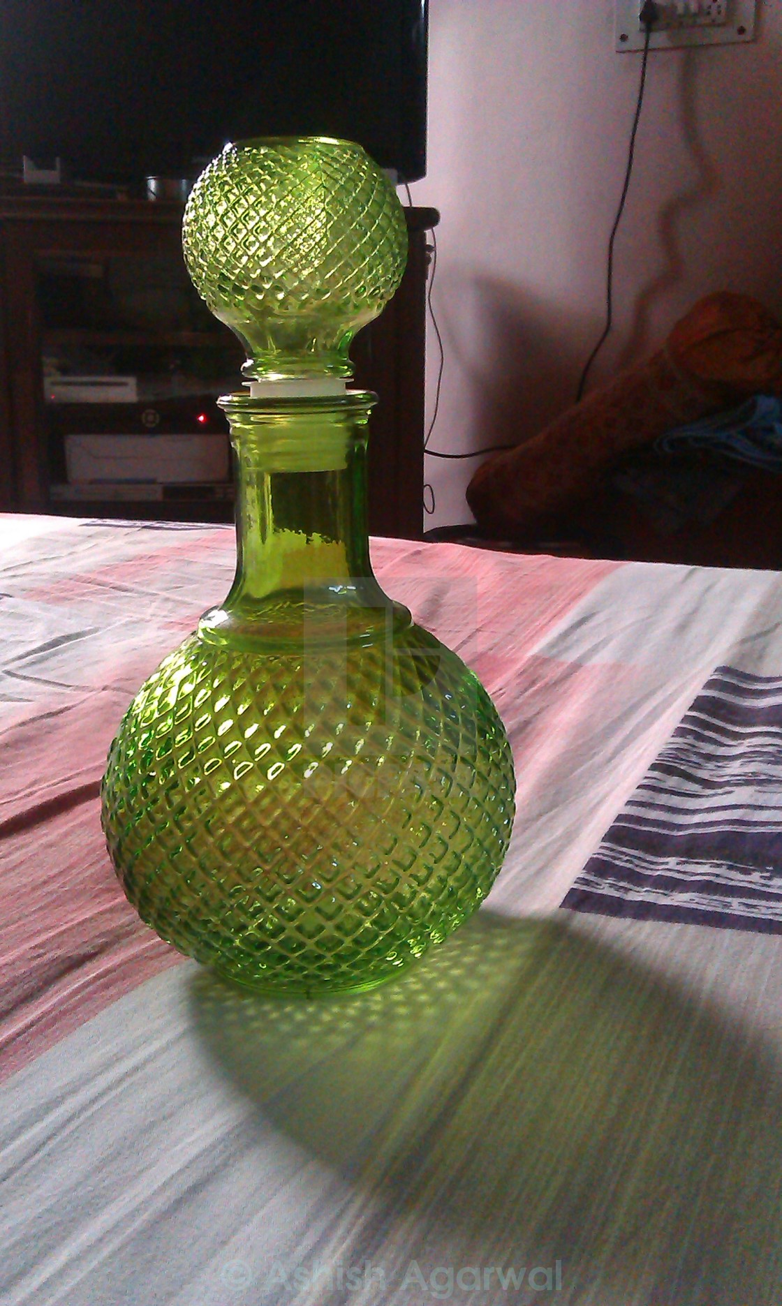 An Empty Decorated Perfume Bottle License Download Or Print For