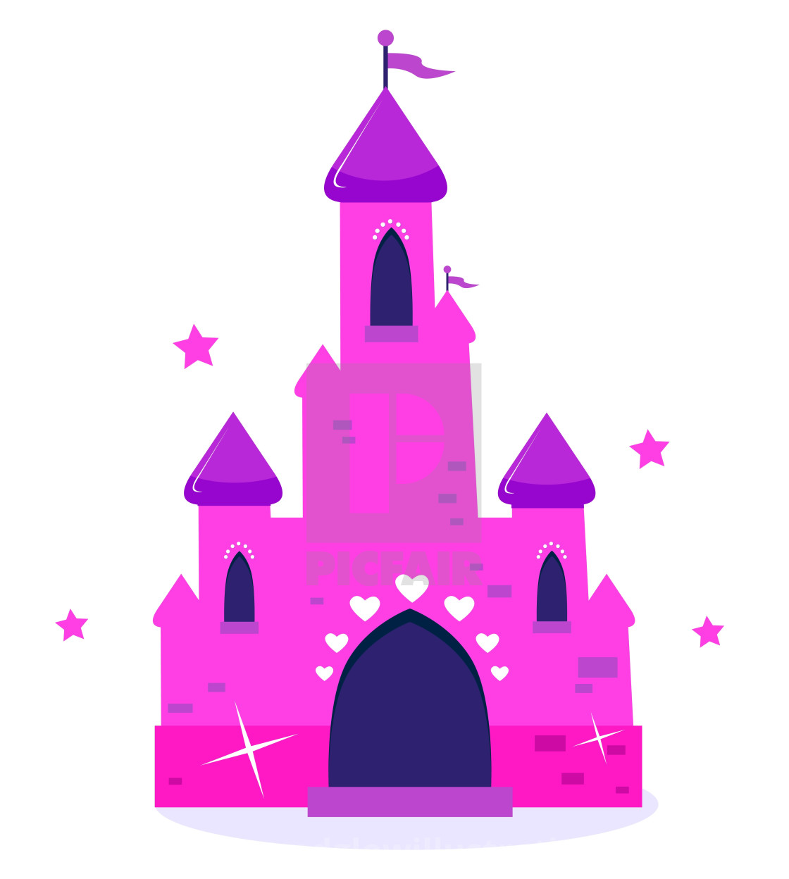 Wild Pink Princess Castle Isolated On White Background Vector Cartoon Illustration License Download Or Print For 9 92 Photos Picfair Stock vector cartoon castle card stock photos (total results: https www picfair com pics 04811986 wild pink princess castle isolated on white background vector cartoon illustration