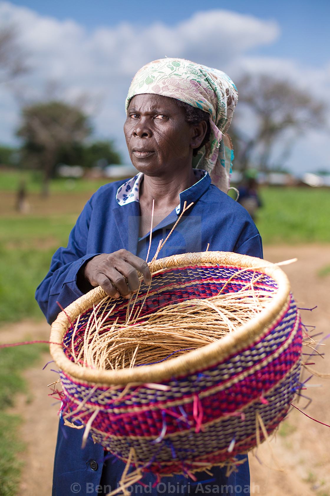 "Basket Weaver" stock image