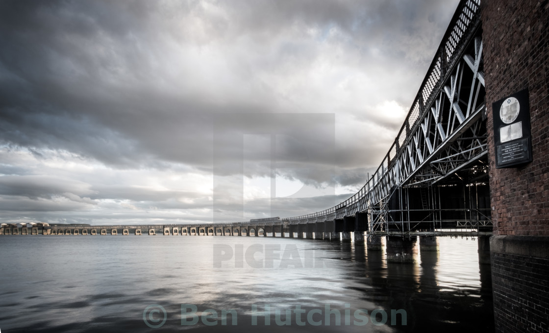 "Tay Rail Bridge" stock image