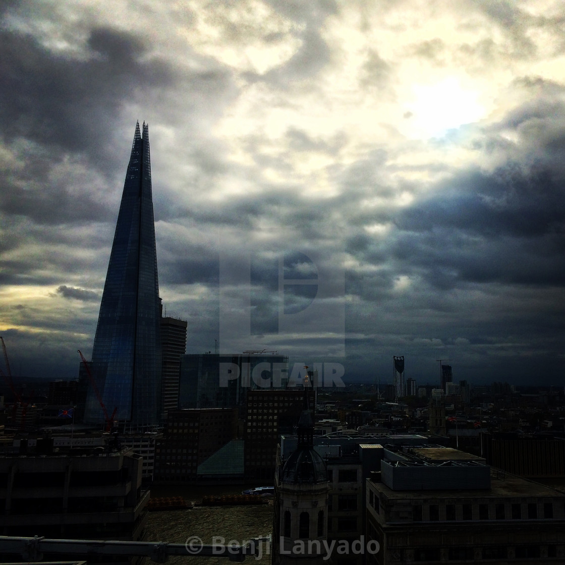 "Moody shard" stock image