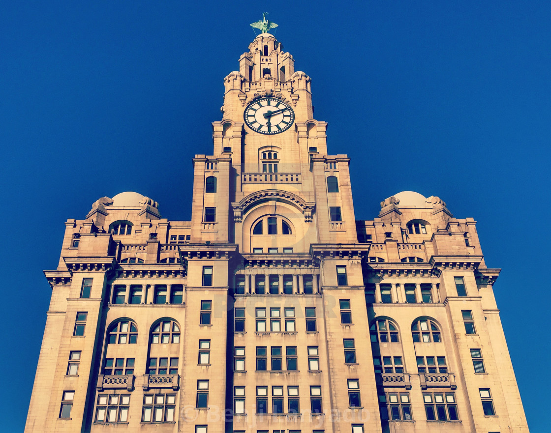 "The Liver Building" stock image