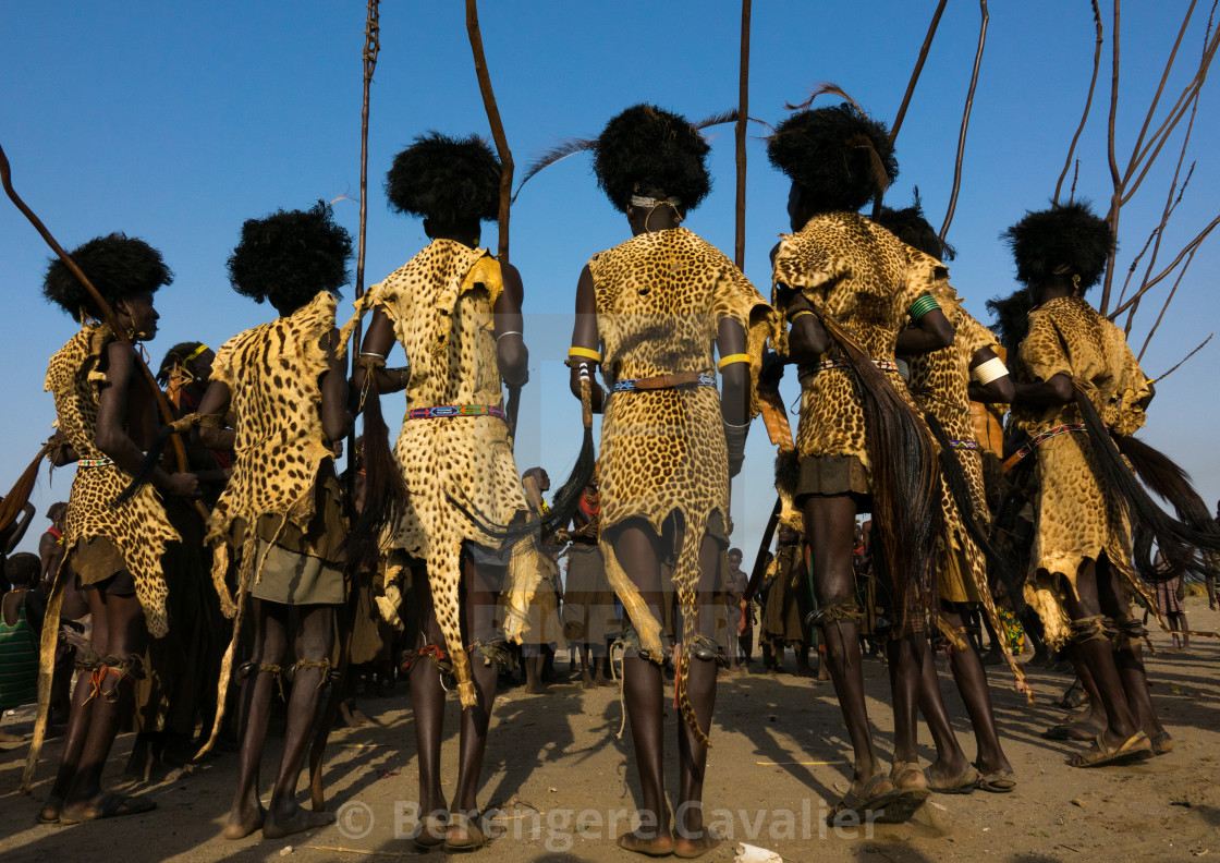 "Dassanech Dimi ceremony to celebrate circumcision of teenagers, Sies,Turkana..." stock image