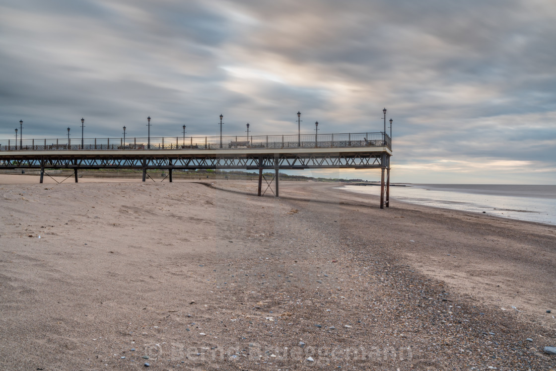 "Skegness Pier, Lincolnshire, England" stock image