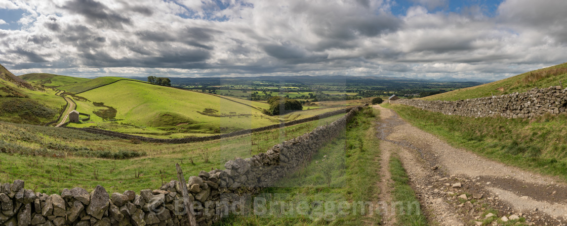 "North Pennines landscape near Dufton" stock image