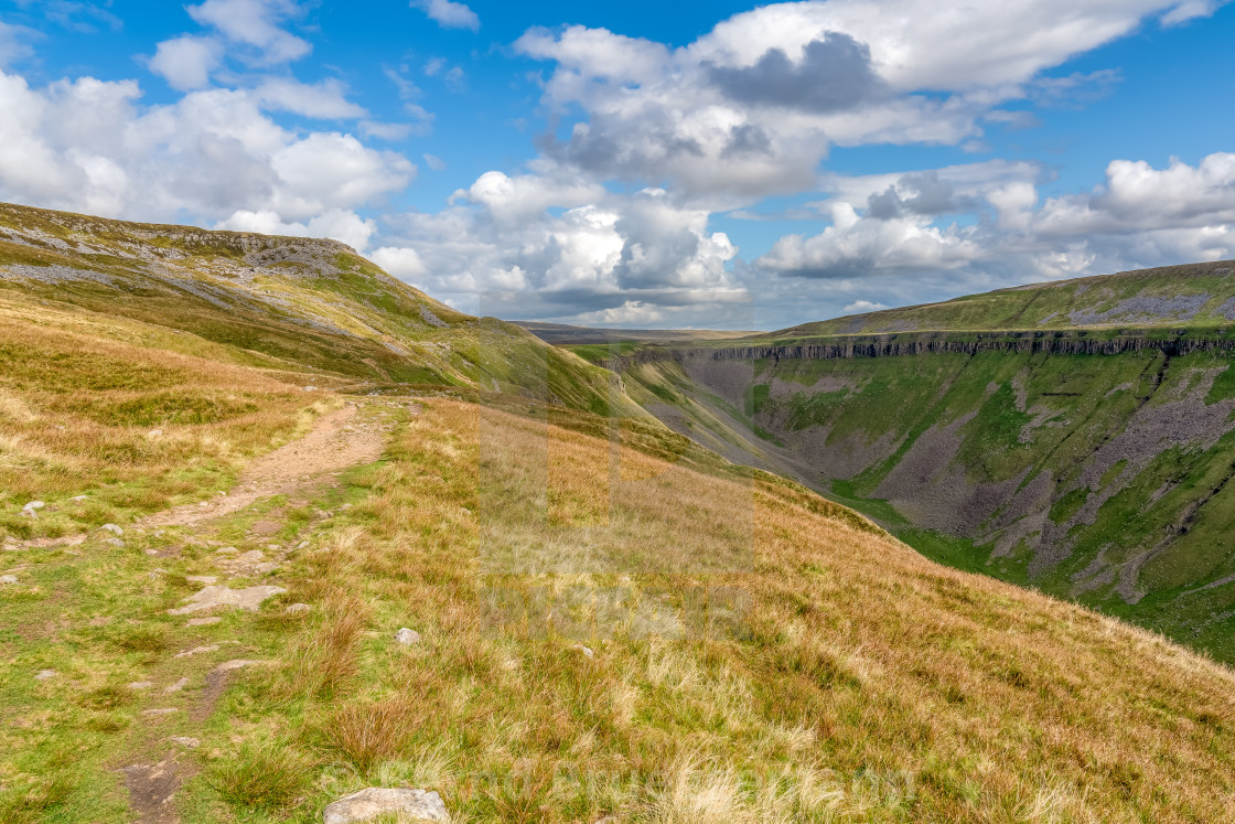 "High Cup Nick, England, UK" stock image