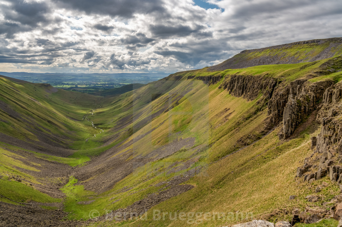 "High Cup Nick, England, UK" stock image