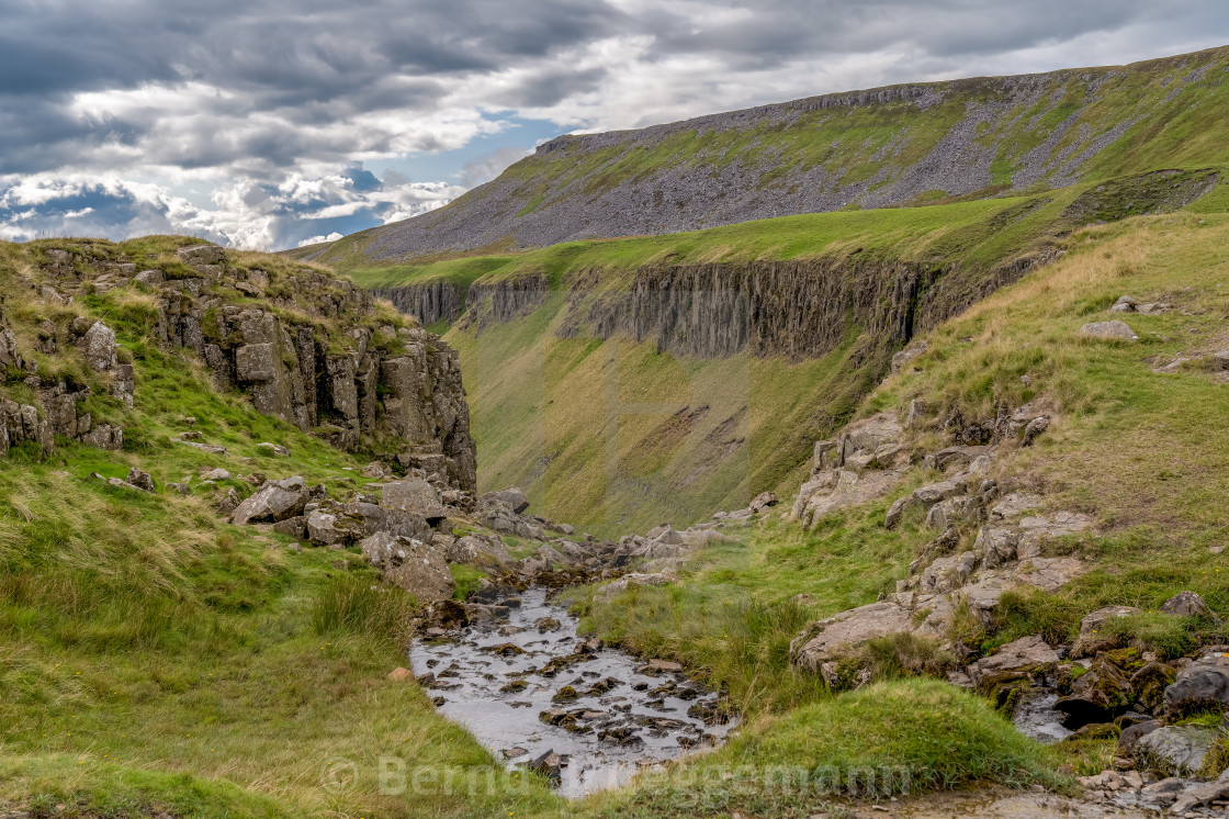 "High Cup Nick, England, UK" stock image