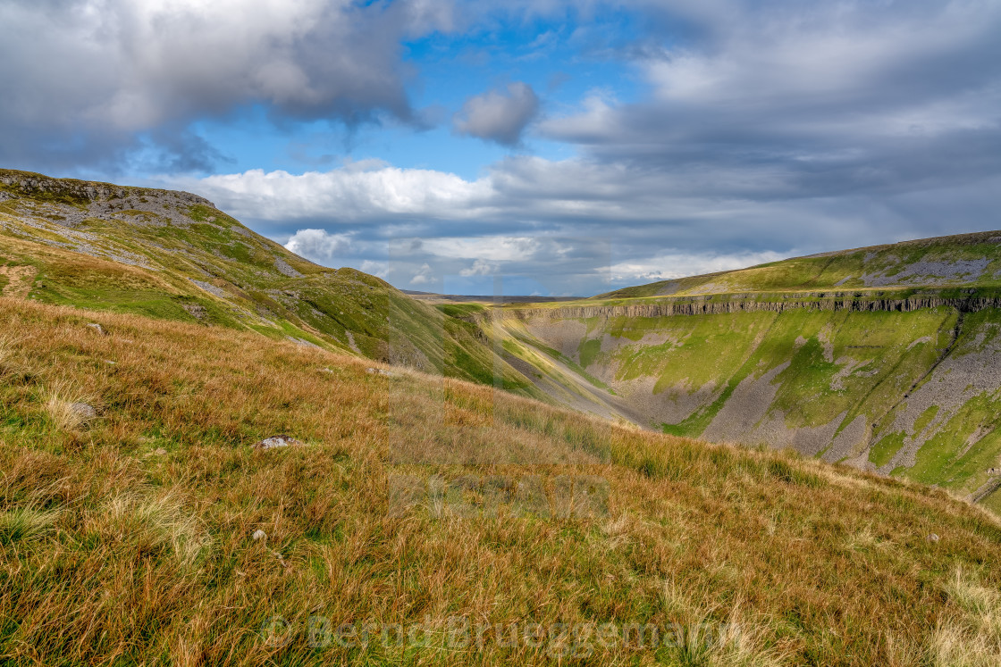 "High Cup Nick, England, UK" stock image