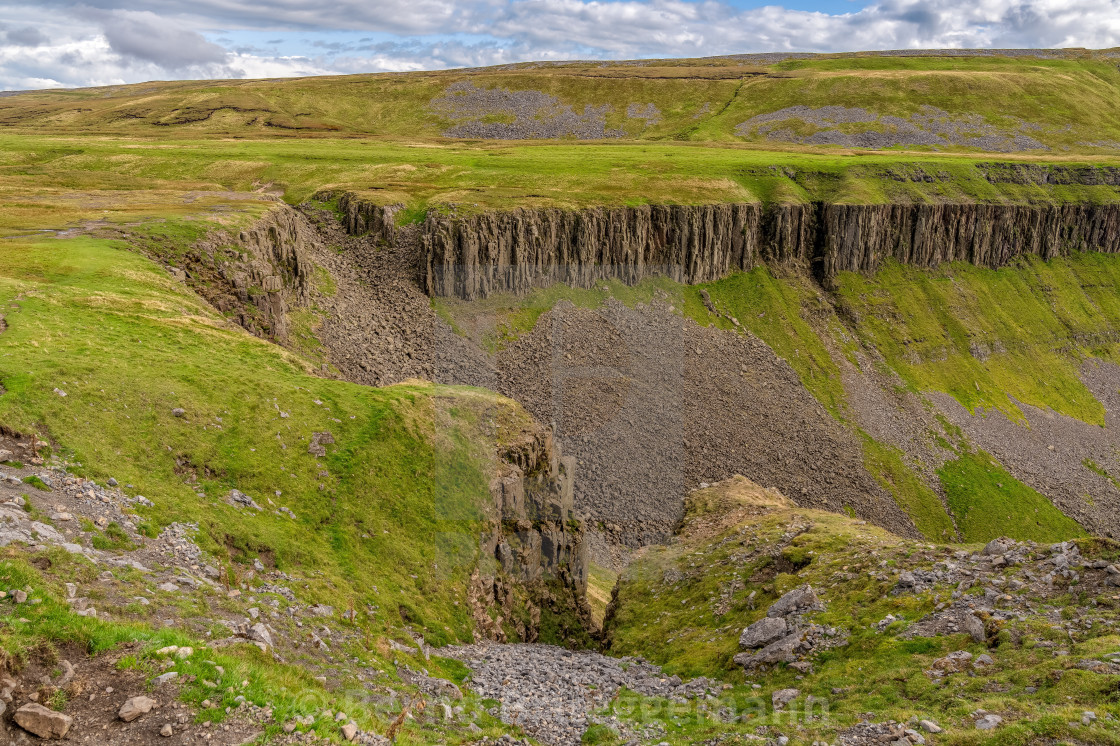 "High Cup Nick, England, UK" stock image