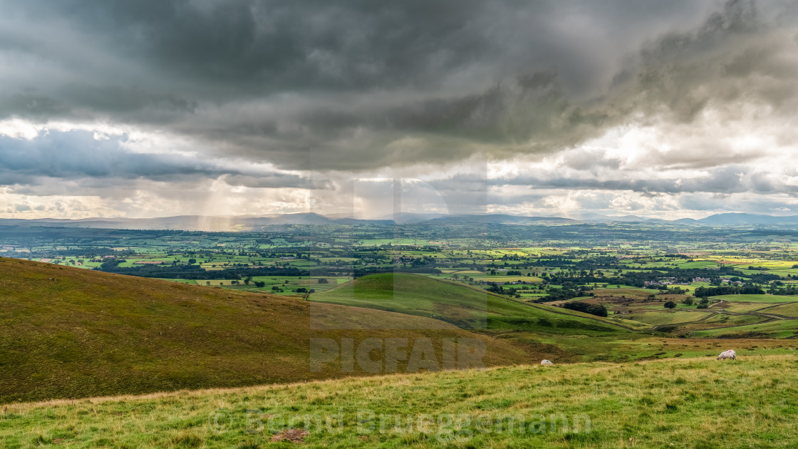 "North Pennines landscape near Dufton" stock image