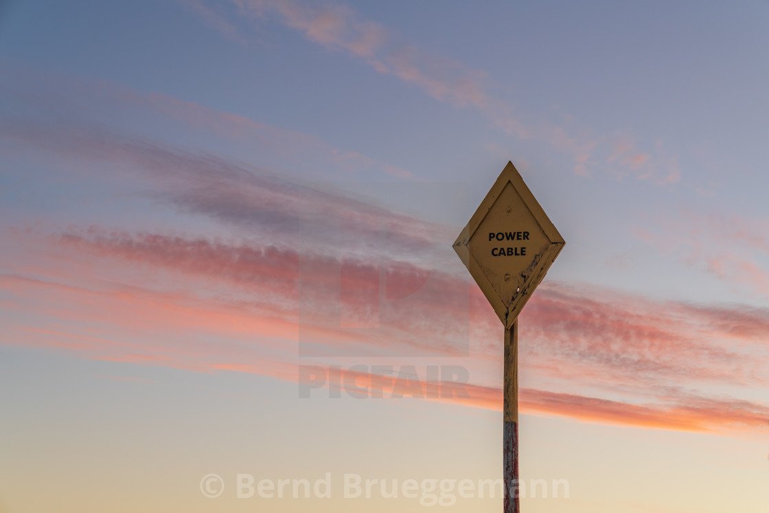 "Road between Beal and Holy Island, Northumberland, England, UK" stock image