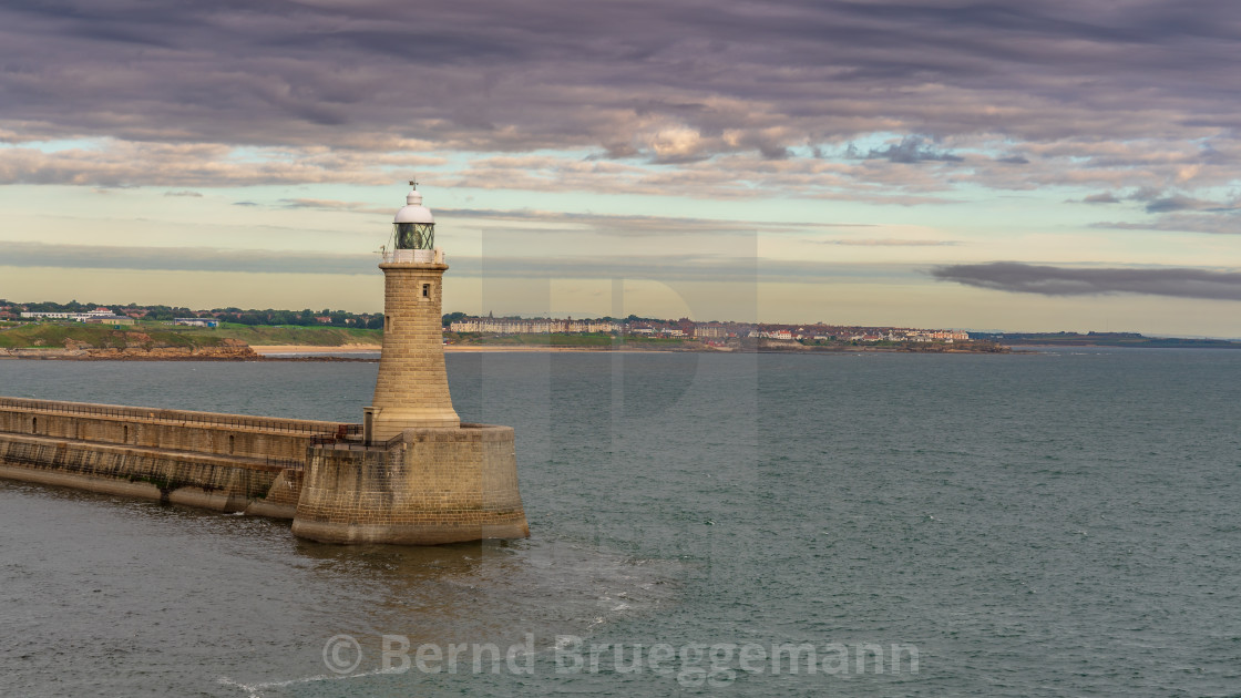 "River Tyne North Pier, England, UK" stock image