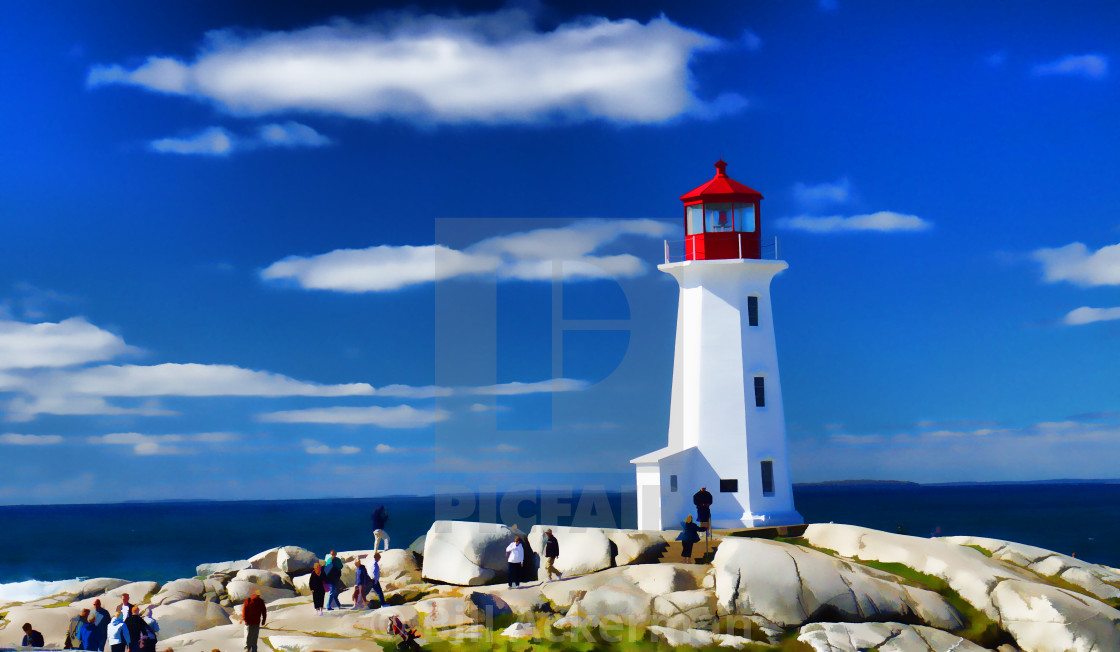 "Peggy's Cove Lighthouse" stock image