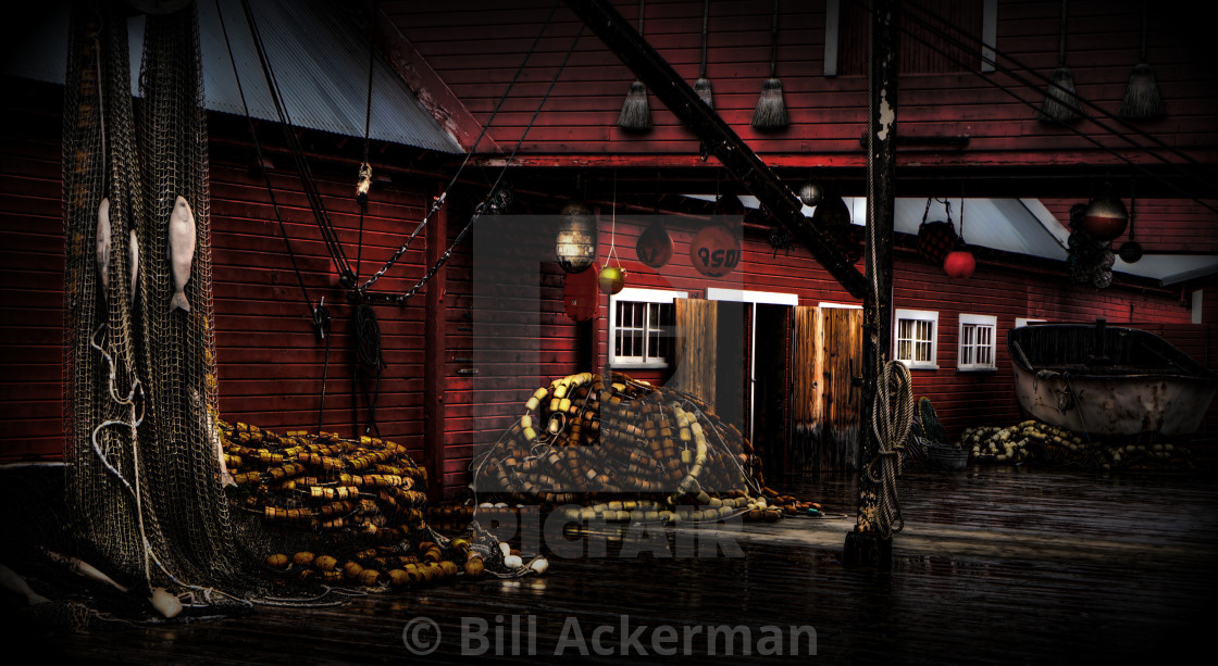 "Salmon Cannery" stock image