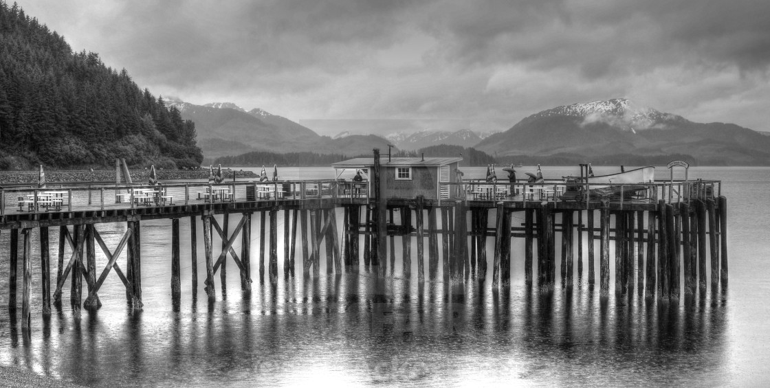 "Icy Strait Point, Alaska" stock image