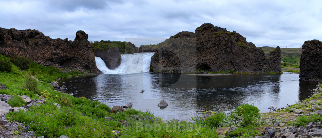 "Hjállparfoss" stock image