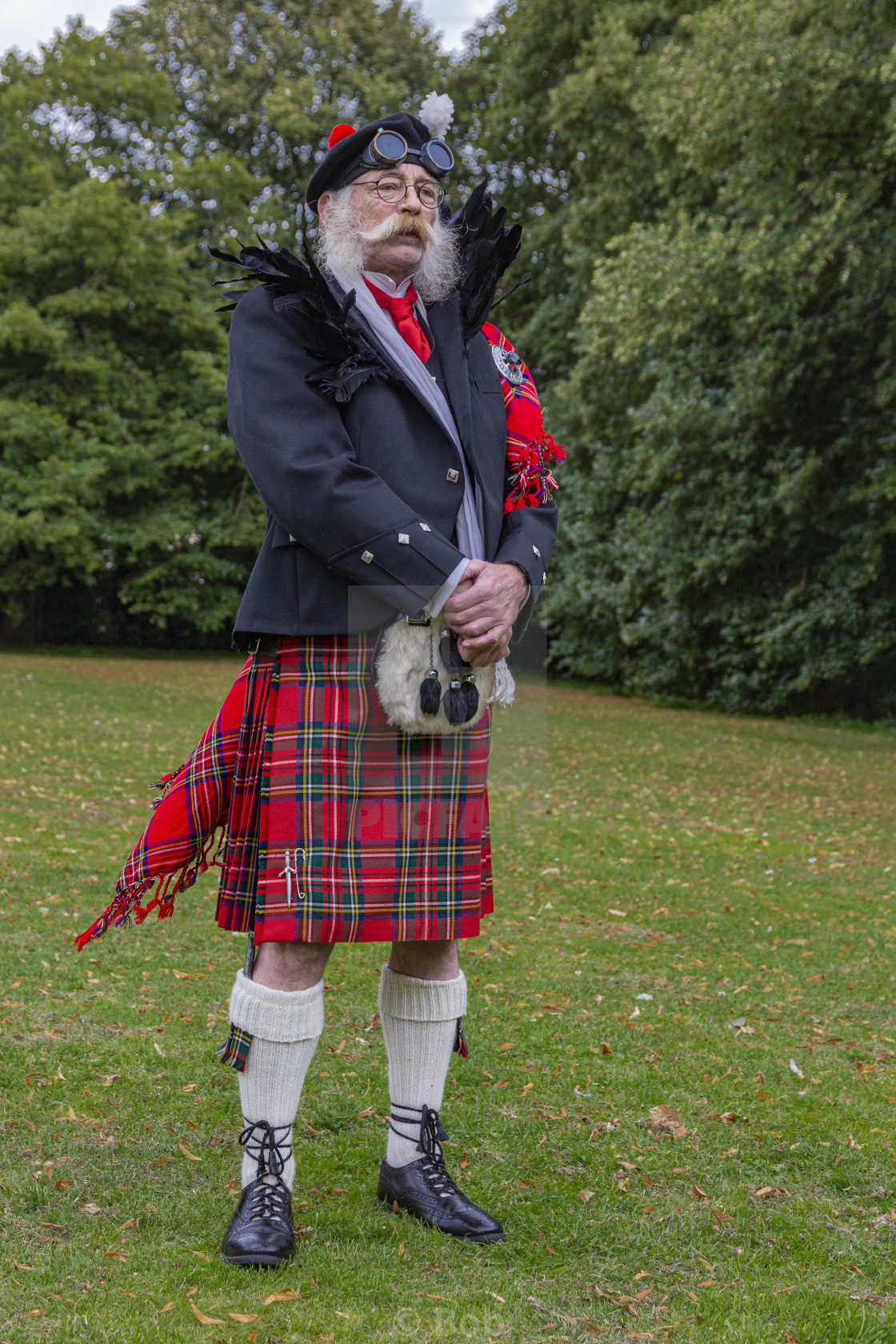 man in kilt