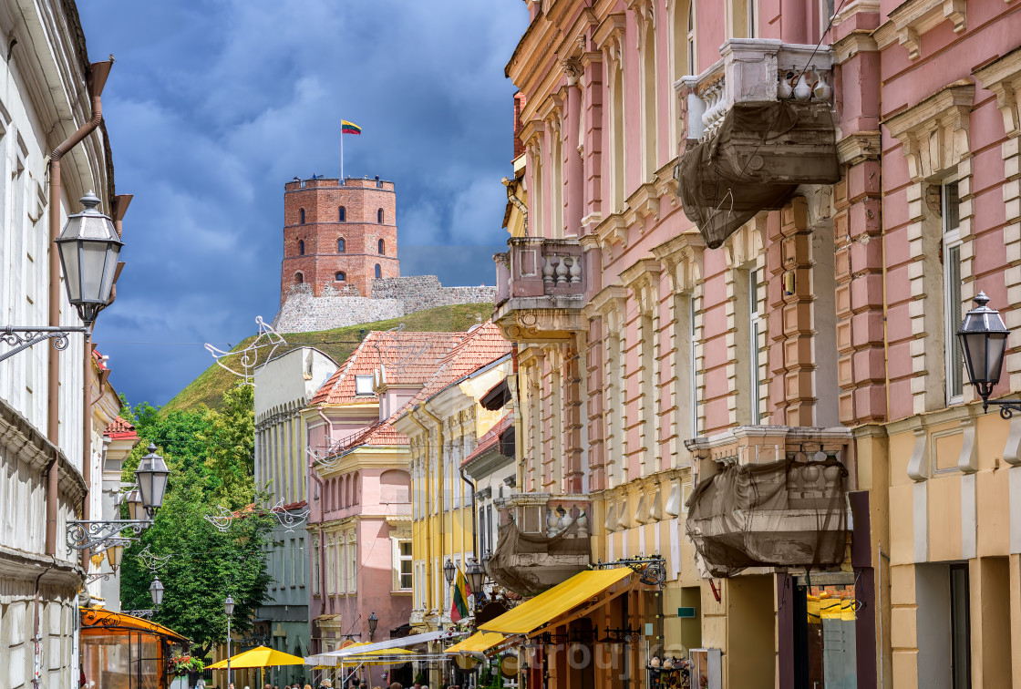 "Vilnius Old Town, Lithuania, Eastern Europe" stock image