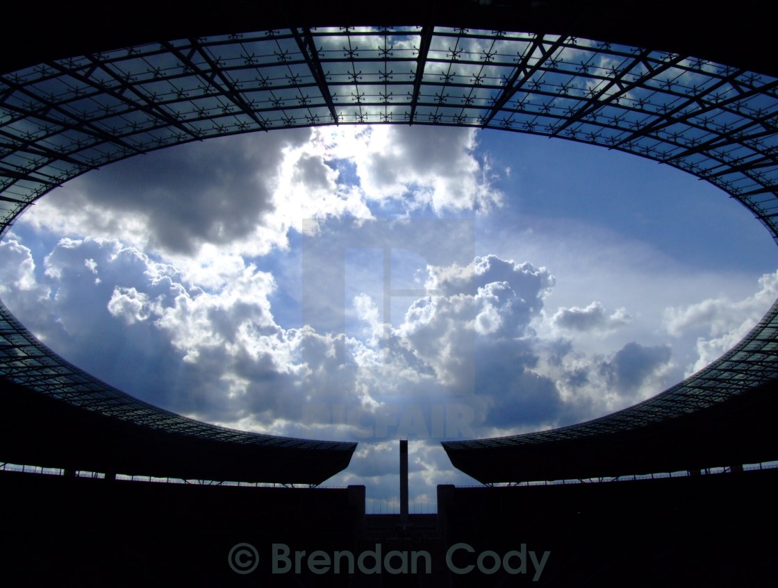 "Olympic Stadium Berlin" stock image