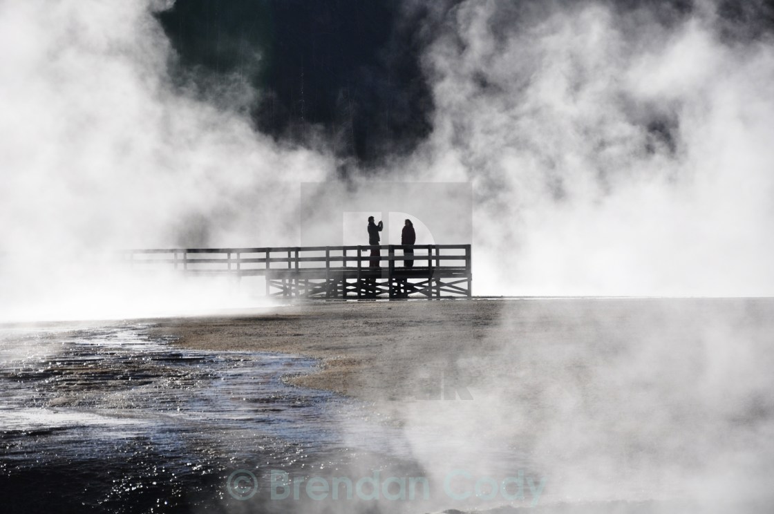 "Portrait of Yellowstone" stock image