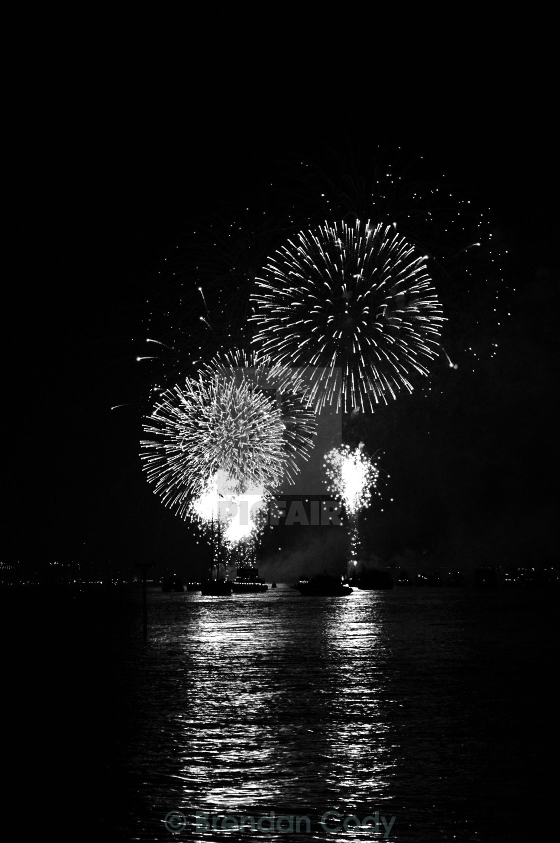 "Fireworks" stock image