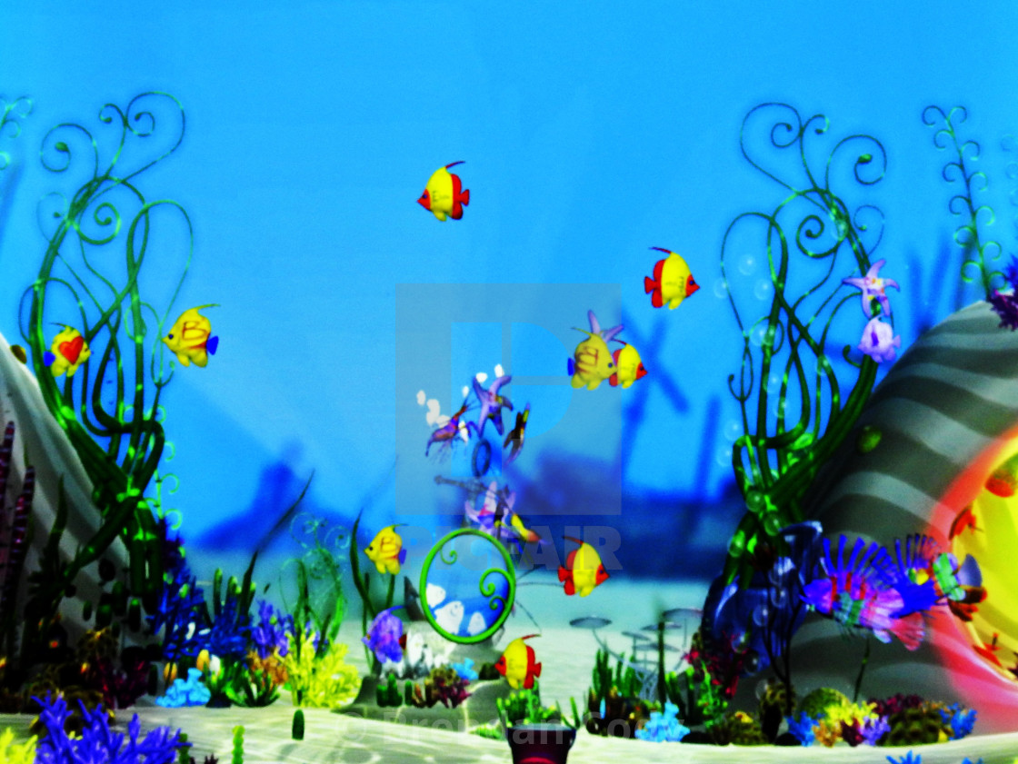 digital fish tank