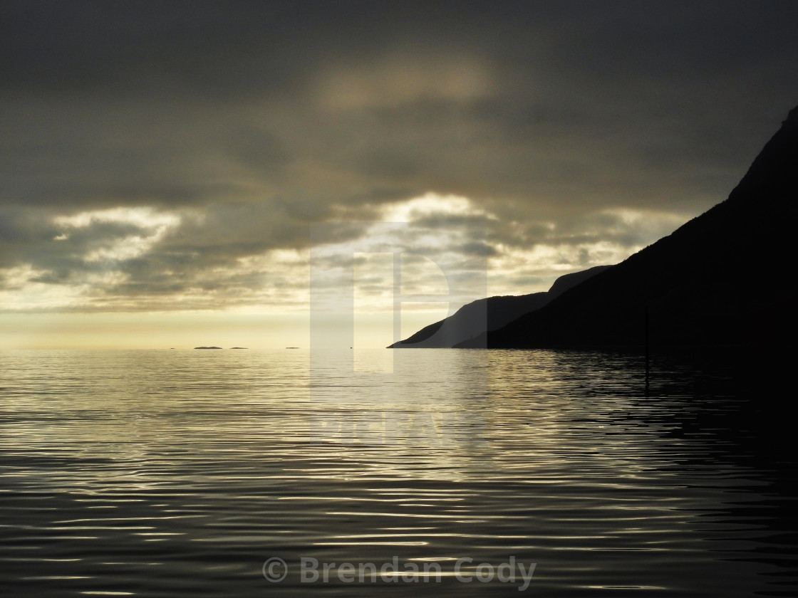 "Arctic Fjords" stock image