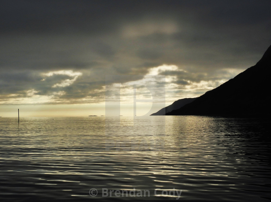 "Arctic Fjords" stock image