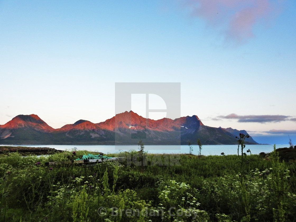 "Arctic Fjords" stock image