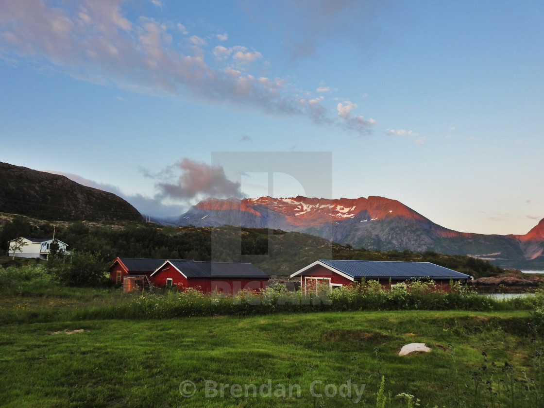 "Arctic Fjords" stock image