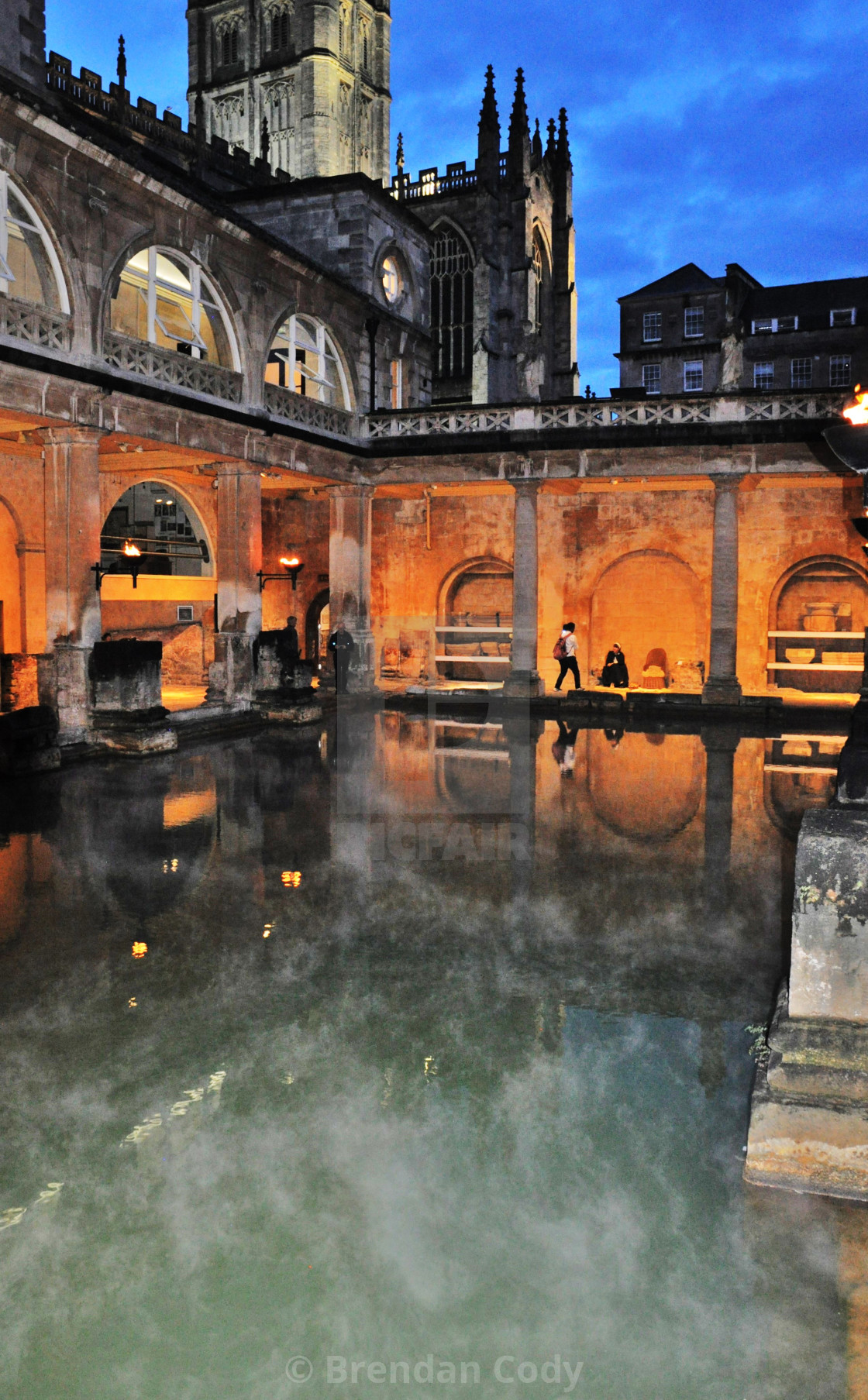 "The Great Roman Bath House" stock image