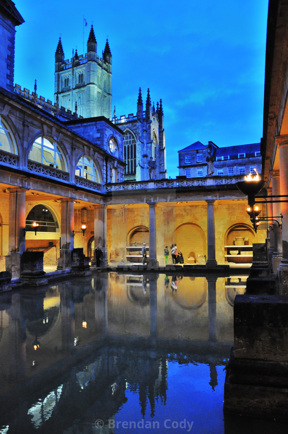 "The Great Roman Bath House" stock image