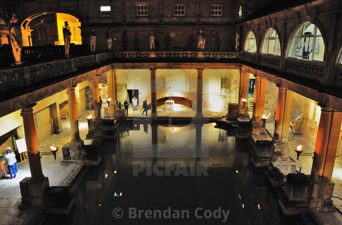 "The Great Roman Bath House" stock image