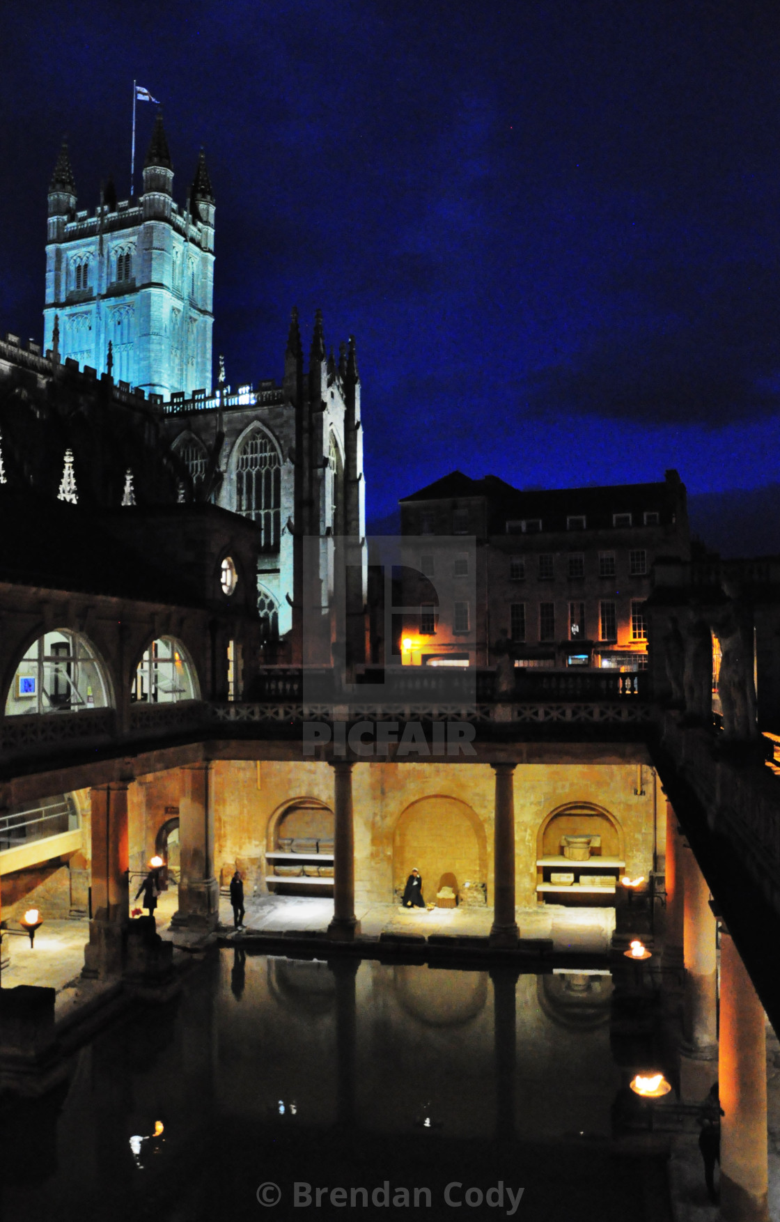 "The Great Roman Bath House" stock image