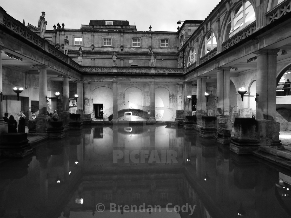 "The Great Roman Bath House" stock image