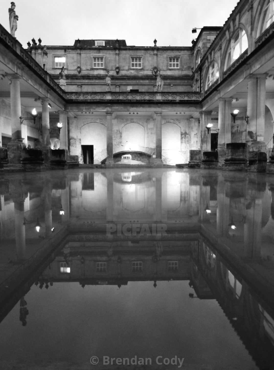 "The Great Roman Bath House" stock image