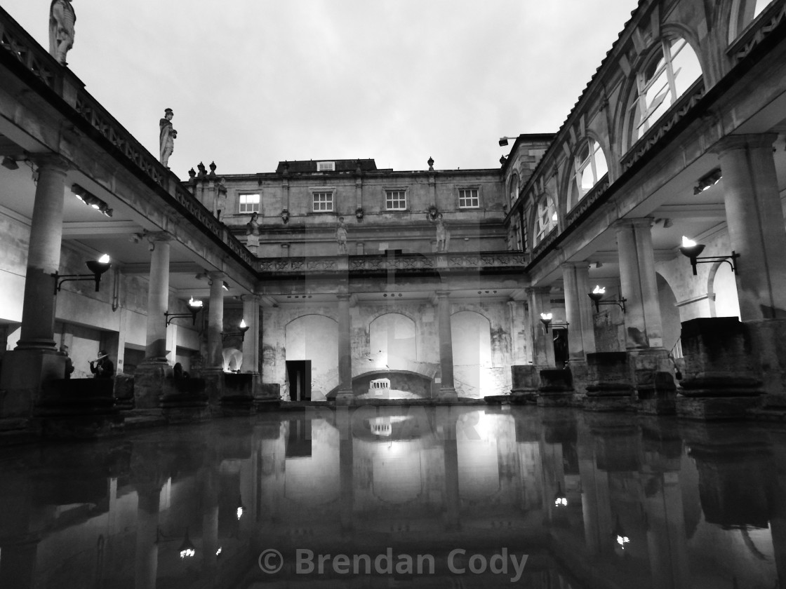 "The Great Roman Bath House" stock image