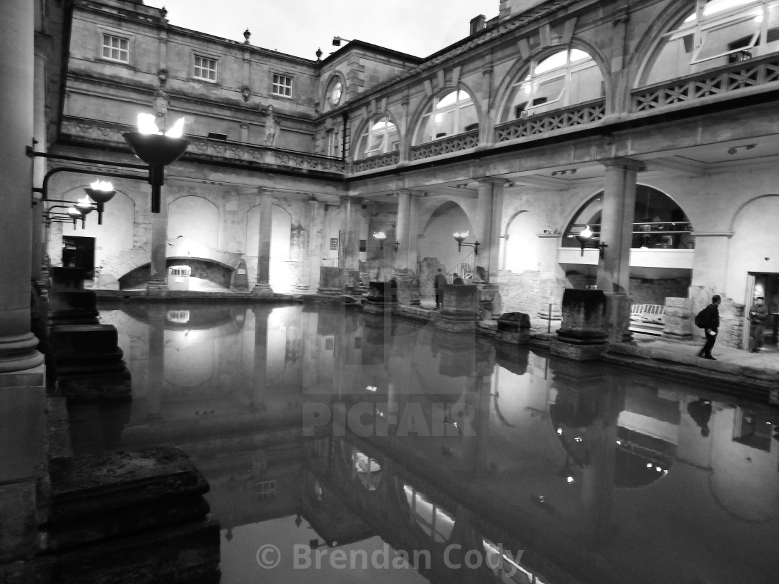 "The Great Roman Bath House" stock image